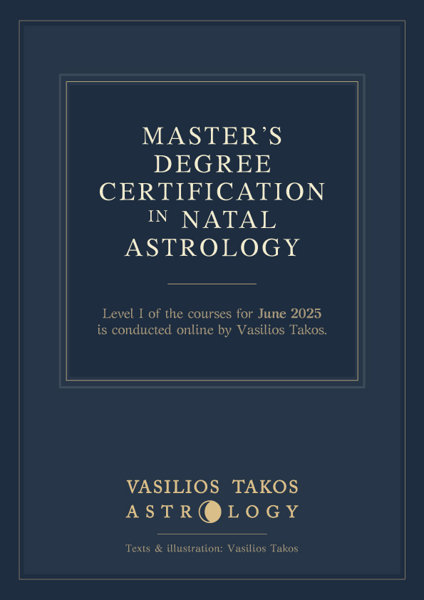 Vasilios Takos natal astrology course