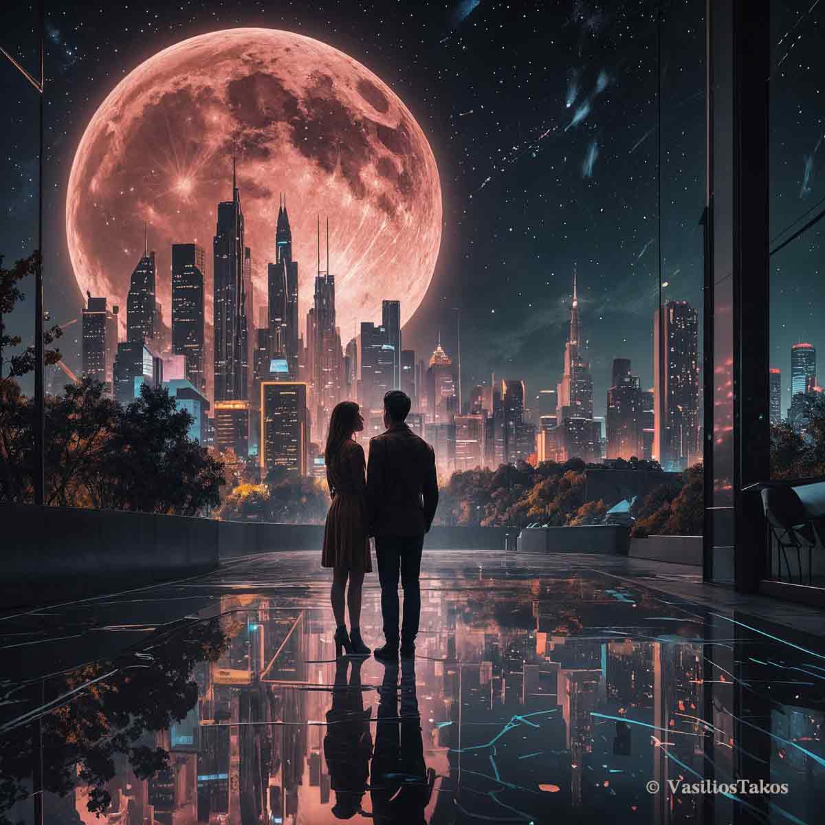 Astrological analysis of the Full Moon in Aquarius